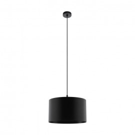 Eglo-Maserlo 1 H/L 1X40W E27 Blk /  Wht 380mm & Blk / Wht 530mm Pendant